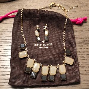 Kate spade necklace and earrings